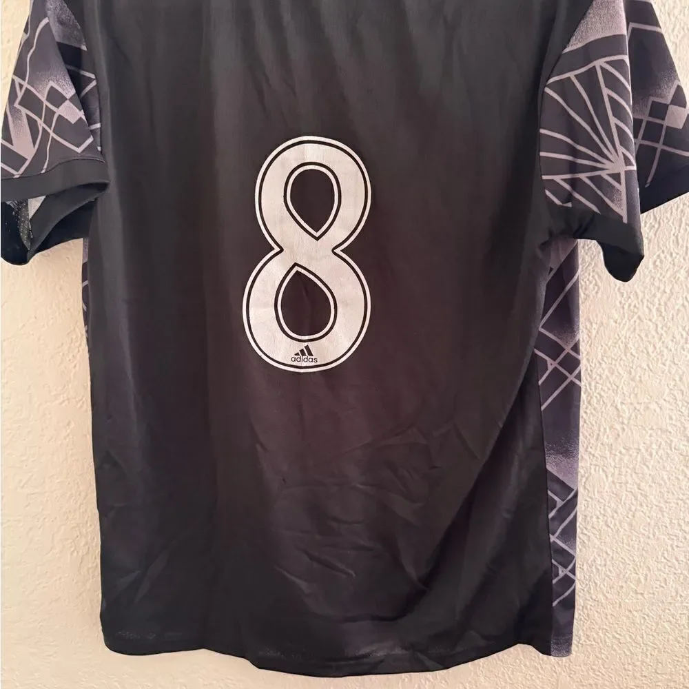 Adidas Kids LAFC Black and Gold Graphic Tee